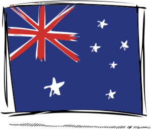 Auslandssemester Australien Finanzierung - Flagge