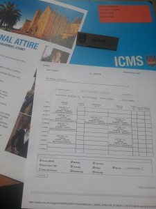 Akademisches Leben am ICMS - Stundenplan