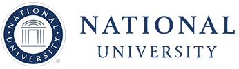 Bewerbung an der National University - Logo